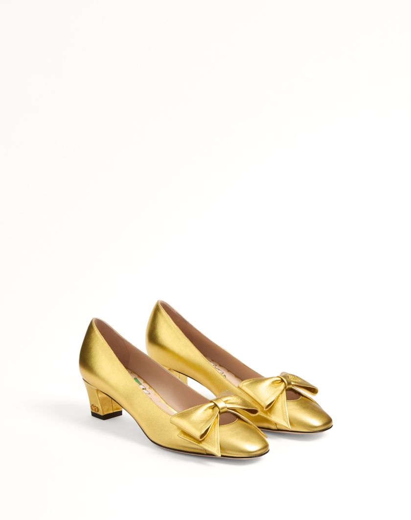 BOWOW PUMPS IN LAMINATED NAPPA 45MM - Image 1